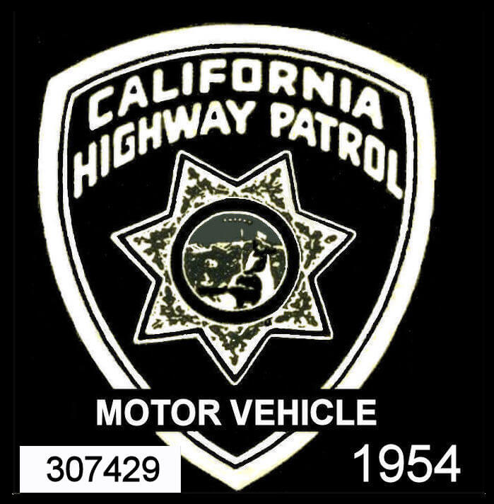 1954 California safety inspection sticker